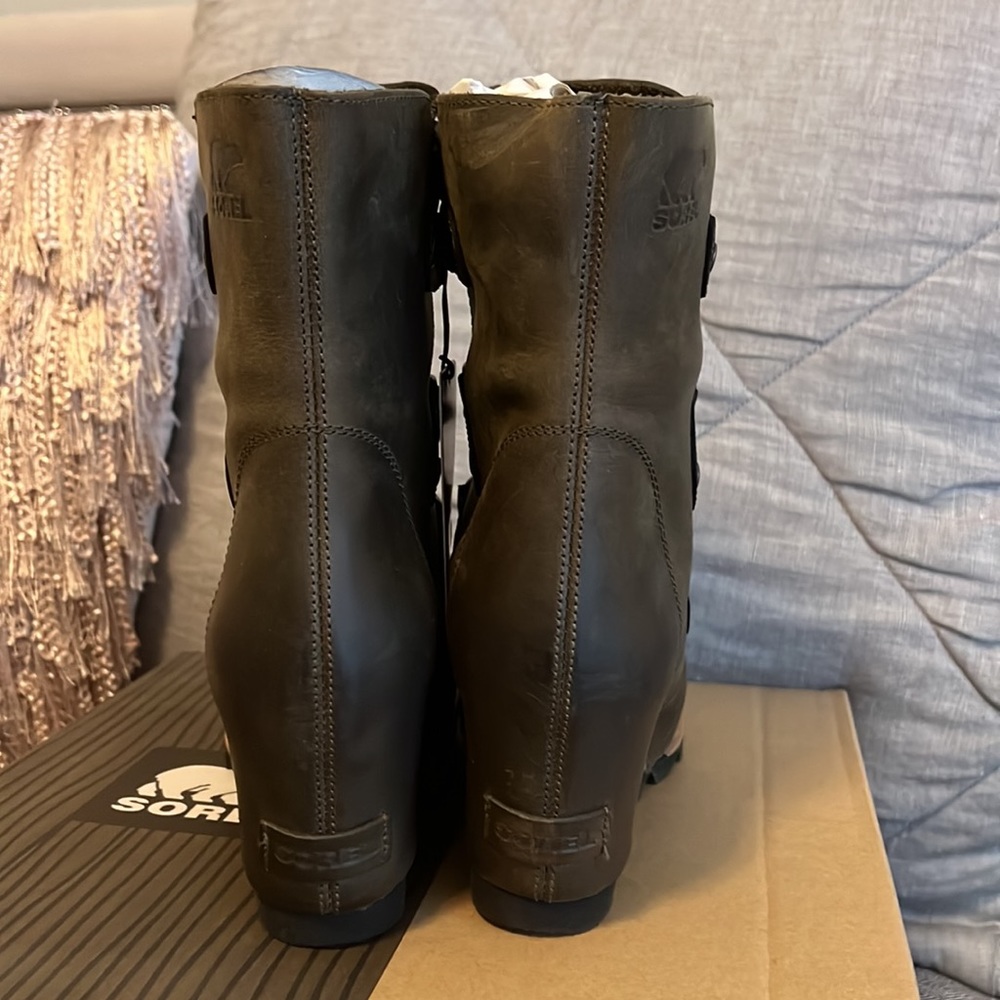 NWT Sorel Joan of Arctic Wedge Mid Bootie - Picture 6 of 9